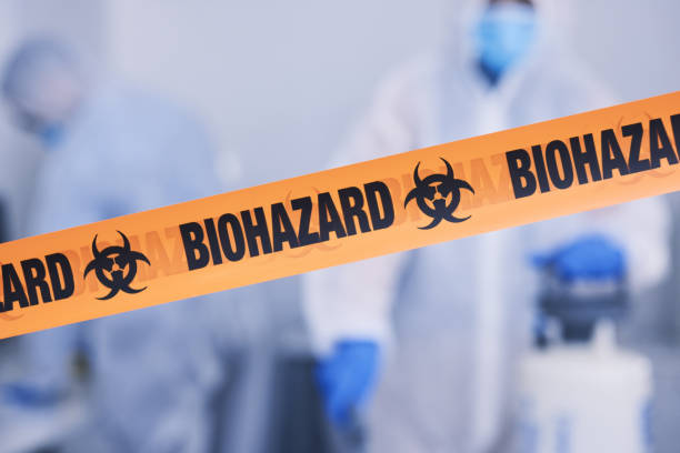 Professional Blood Cleanup technician working in Smithtown, NY